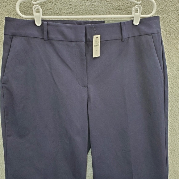 Talbots Newport Pants Trousers Womens Size 16 Blue Navy - Picture 2 of 14